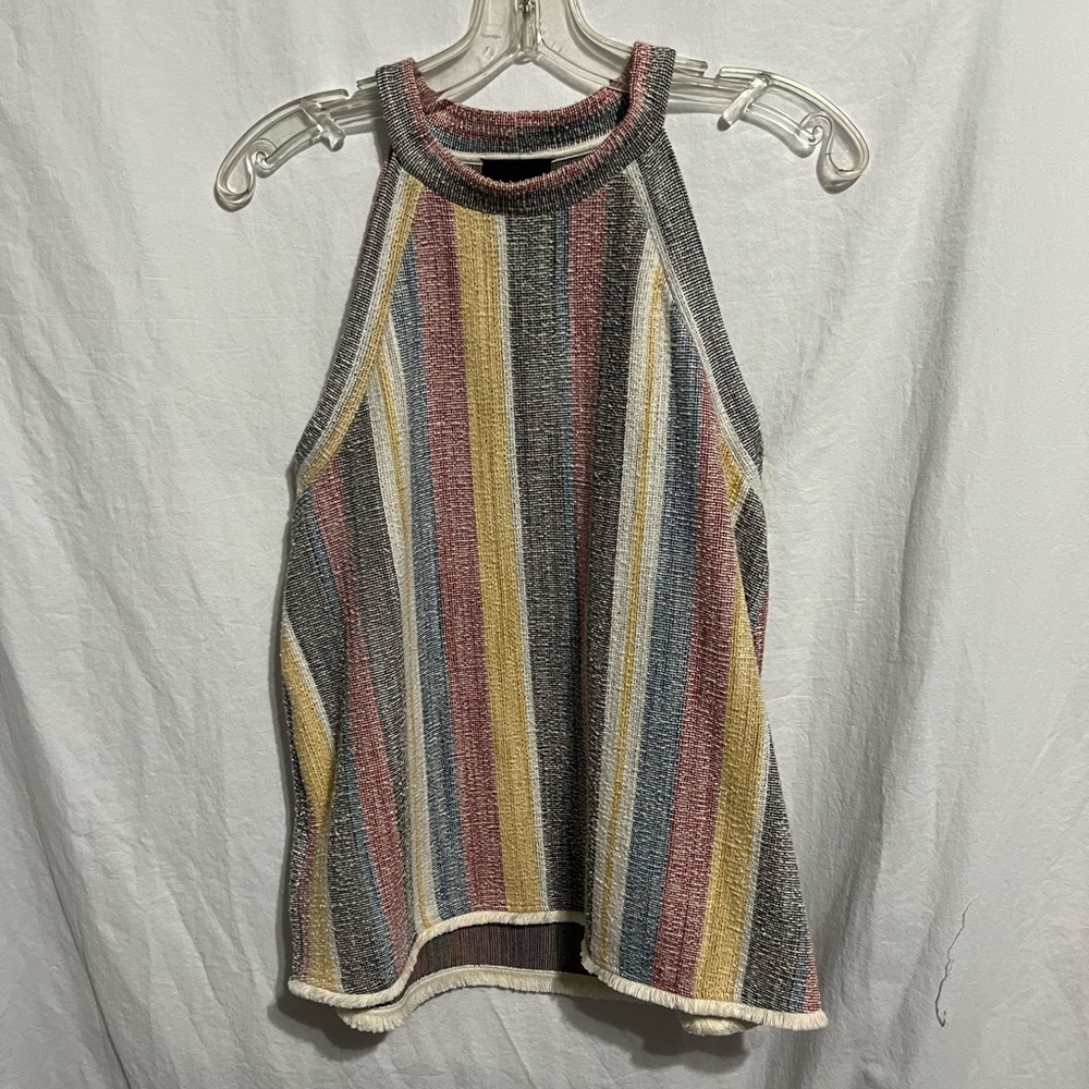 Anthropologie W5 Concepts Multi Colored High Neck Tank - Women’s Size Small